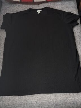 H&M Black T-Shirt Dress